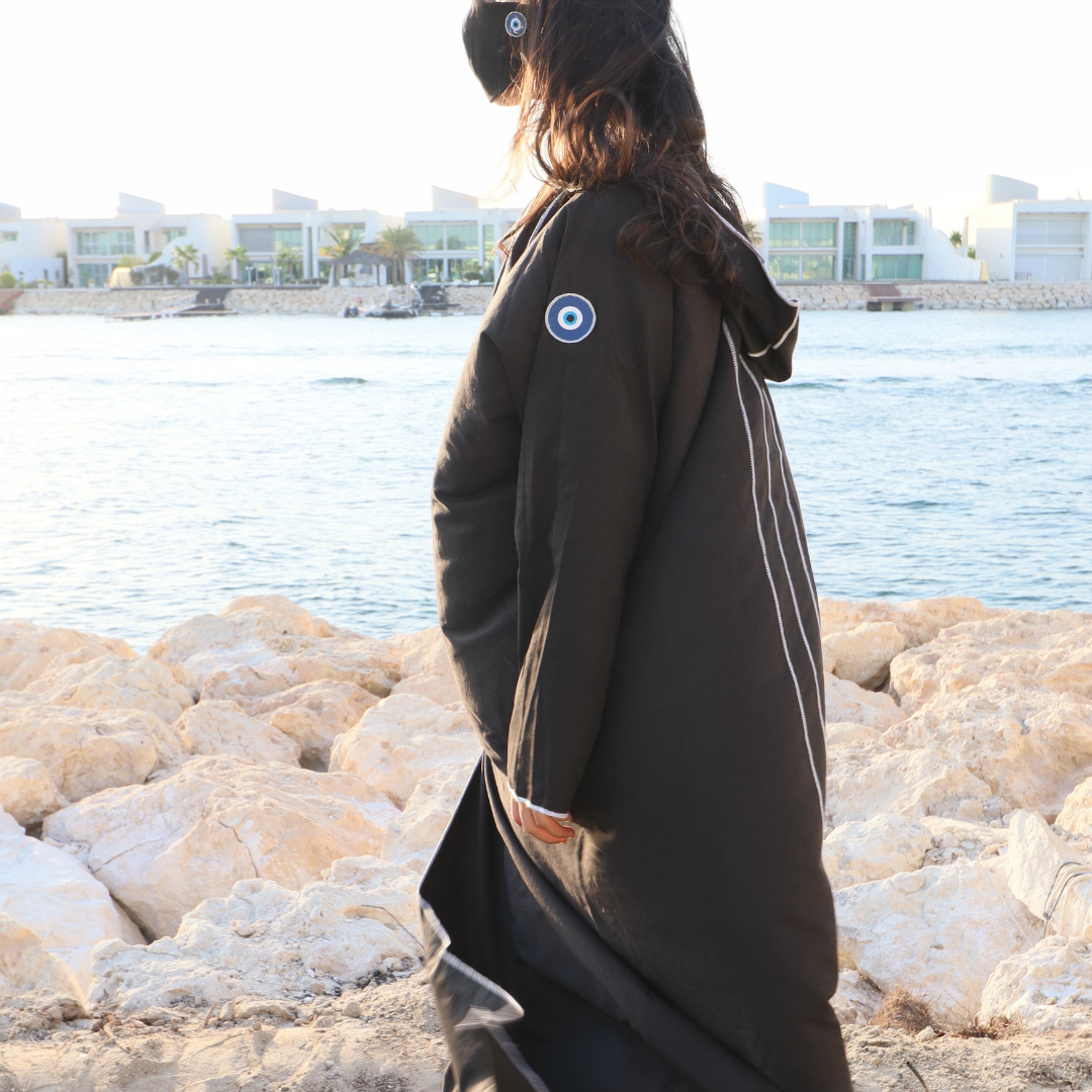 Leisure Abaya Coal